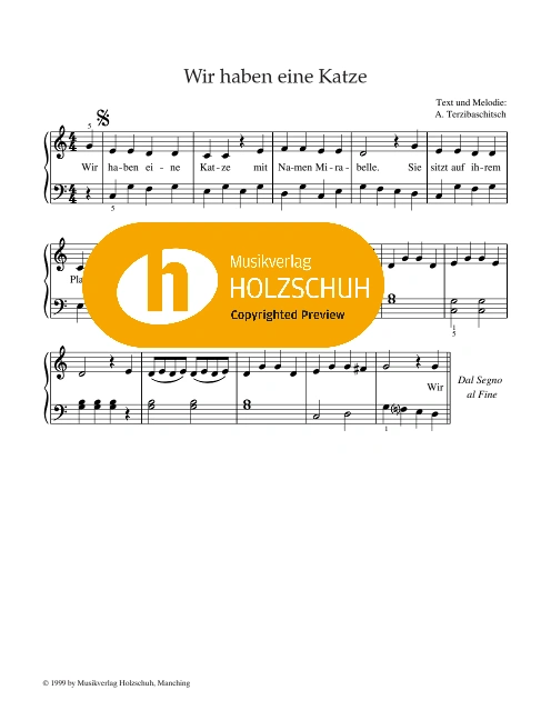 Wir haben eine Katze